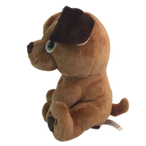 Fiesta Kidz Brown Dog Plush 7" Puppy Stuffed Animal Toy 2008 Eye Patch - Picture 5 of 8